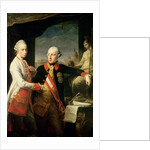 Kaiser Joseph II, and the Grand Duke Leopold of Tuscany, 1769, by Pompeo Girolamo Batoni