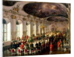 Celebration on the occasion of the anniversary of the Military Order of Maria Theresa, 1861 by Siegmund L'Allemand