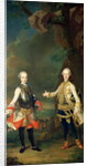 Joseph and Leopold, sons of Francis I and Maria Theresa of Austria, later Joseph II and Leopold II by Martin van Mytens or Meytens
