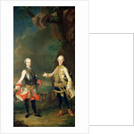 Joseph and Leopold, sons of Francis I and Maria Theresa of Austria, later Joseph II and Leopold II by Martin van Mytens or Meytens