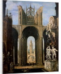 Architectural Fantasy, 17th century by Francois de Nome