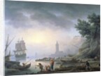 Seaport at Dawn, 1751 by Claude Joseph Vernet