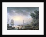 Seaport at Dawn, 1751 by Claude Joseph Vernet