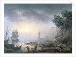 Seaport at Dawn, 1751 by Claude Joseph Vernet