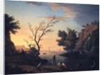 Seaport at Sunset, 1751 by Claude Joseph Vernet