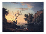 Seaport at Sunset, 1751 by Claude Joseph Vernet