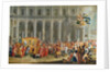 The Departure of Alois Thomas von Harrach, Viceroy of Naples from the Palazzo Reale di Capodimonte by Nicolo Maria Russo or Rossi