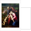 Holy Family with John the Baptist, 1513/14 by Sanzio of Urbino Raphael