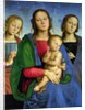 Madonna and Child with St. Catherine and St. Rosa, 1493 by Pietro Perugino