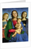 Madonna and Child with St. Catherine and St. Rosa, 1493 by Pietro Perugino