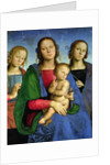 Madonna and Child with St. Catherine and St. Rosa, 1493 by Pietro Perugino