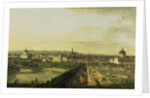 The Belvedere from Gesehen, Vienna by Bernardo Bellotto