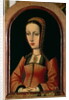 Joanna or Juana `The Mad' of Castile daughter of Ferdinand II of Aragon and Isabella `The Catholic' of Castile by Master of the Legend of St. Madeleine