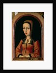 Joanna or Juana `The Mad' of Castile daughter of Ferdinand II of Aragon and Isabella `The Catholic' of Castile by Master of the Legend of St. Madeleine