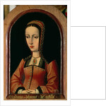 Joanna or Juana `The Mad' of Castile daughter of Ferdinand II of Aragon and Isabella `The Catholic' of Castile by Master of the Legend of St. Madeleine