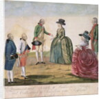 Meeting between Joseph II of Germany and Empress Catherine the Great at Koidak, 18th May, 1787 by Johann Hieronymus Loeschenkohl