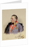 Johann Joseph Wenzel, Count Radetzky Governor of the Lombardo-Venetian territories in the mid 1800s, 1849 by Josef Nikolaus Kriehuber