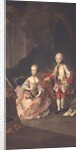 Two children of Empress Maria Theresa of Austria Leopold and his sister Princess Maria Christine by Martin van Mytens or Meytens
