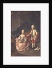Two children of Empress Maria Theresa of Austria Leopold and his sister Princess Maria Christine by Martin van Mytens or Meytens