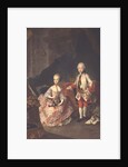 Two children of Empress Maria Theresa of Austria Leopold and his sister Princess Maria Christine by Martin van Mytens or Meytens