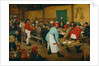 Peasant Wedding, 1568 by Pieter the Elder Bruegel