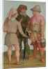 Three peasants, 16th or 17th century by Albrecht Durer or Duerer