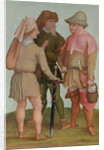 Three peasants, 16th or 17th century by Albrecht Durer or Duerer