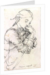My Agnes, Durer's wife depicted as a girl, 1494 by Albrecht Dürer or Duerer