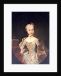 Archduchess Maria Josepha Habsburg-Lothringen, twelveth child of Empress Maria Theresa of Austria and Emperor Francis I by Martin van Mytens or Meytens