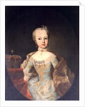 Archduchess Maria Josepha Habsburg-Lothringen, twelveth child of Empress Maria Theresa of Austria and Emperor Francis I by Martin van Mytens or Meytens