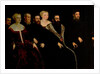 Seven members of the Soranzo Family by Jacopo Robusti Tintoretto
