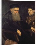 Old man and his servant, 1565 by Jacopo Robusti Tintoretto
