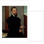 Giovanni Pietro Maffeis, Professor of Rhetoric at Genoa University and Secretary of the Republic, 1560-65 by Giovanni Battista Moroni