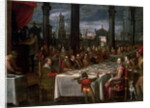 Wedding banquet of Grand Duke Ferdinand I of Tuscany, 1590 by Domenico Cresti Passignano