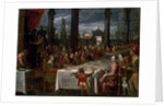 Wedding banquet of Grand Duke Ferdinand I of Tuscany, 1590 by Domenico Cresti Passignano