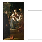 Mystical marriage of St. Catherine and the Christ Child with Peter the Martyr, 1617-21 by Domenico Fetti or Feti