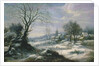 Winter landscape by Daniel van Heil