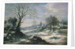 Winter landscape by Daniel van Heil