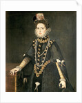 Infanta Catalina Micaela, Duchess of Savoy, daughter of Philip II of Spain and Isabella of Valois, married Charles Emmanuel, Duke of Savoy, 1584 by Sofonisba Anguissola