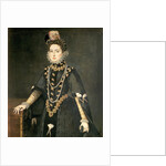 Infanta Catalina Micaela, Duchess of Savoy, daughter of Philip II of Spain and Isabella of Valois, married Charles Emmanuel, Duke of Savoy, 1584 by Sofonisba Anguissola