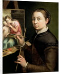 Self portrait at the Easel, 1556 by Sofonisba Anguissola