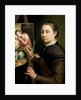 Self portrait at the Easel, 1556 by Sofonisba Anguissola