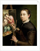Self portrait at the Easel, 1556 by Sofonisba Anguissola