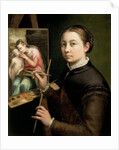 Self portrait at the Easel, 1556 by Sofonisba Anguissola