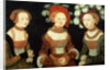 Three princesses of Saxony, Sibylla, Emilia and Sidonia, daughters of Duke Heinrich of Frommen, c.1535 by Lucas the Elder Cranach