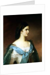 Empress Elizabeth of Bavaria as a young woman by Franz Schrotzberg