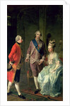 Archduke Maximilian Franz visiting Marie Antoinette and Louis XVI c.1775 by Josef Hauzinger