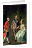 Archduke Maximilian Franz visiting Marie Antoinette and Louis XVI c.1775 by Josef Hauzinger