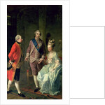 Archduke Maximilian Franz visiting Marie Antoinette and Louis XVI c.1775 by Josef Hauzinger