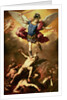 Archangel Michael overthrows the rebel angel, c.1660-65 by Luca Giordano